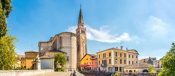 Portogruaro Italia Septiembre 2022 Vista Panorámica Iglesia San Andrés Las — Foto de Stock