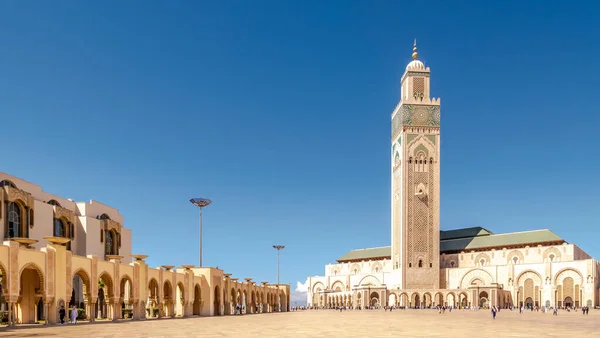 Casablanca Morocco 2022年9月16日 参观哈桑二世清真寺建筑群 在卡萨布兰卡卡萨布兰卡是摩洛哥最大的城市 — 图库照片