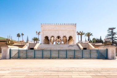 Rabat-Fas 'taki Muhammed V anıtına bakın.