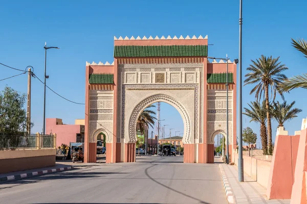 Rissani Morocco September 2022 Uitzicht Toegangspoort Tot Rissani Rissani Een — Stockfoto