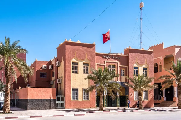 Erfoud Marruecos Septiembre 2022 Edificios Las Calles Ciudad Del Desierto — Foto de Stock