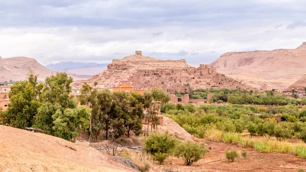 Widok Miasto Ait Benhaddou Maroku — Zdjęcie stockowe