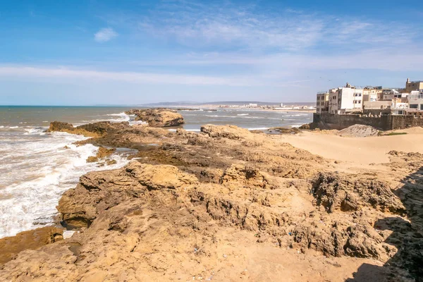 Utsikt Över Atlantens Vilda Kust Essouira Marocko — Stockfoto