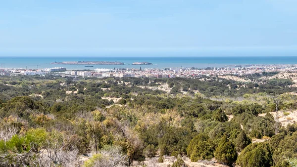 Widok Panoramę Miasta Essaouira Maroku — Zdjęcie stockowe