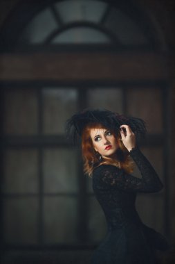 Gotik kız şapka