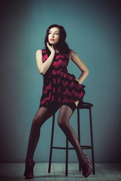 Pin up chica — Foto de Stock