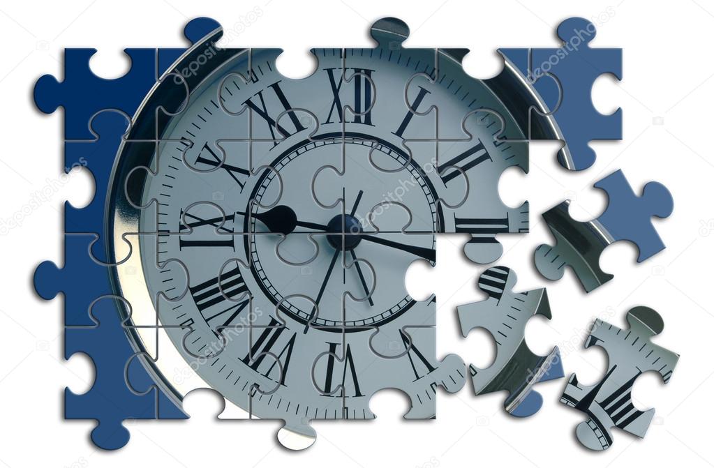 Puzzle with a clock