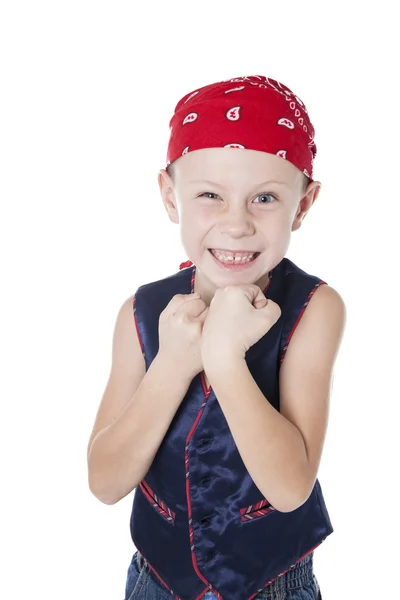 Chico en un bandanna —  Fotos de Stock