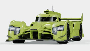 Markasız, jenerik bir yarış arabasının 3 boyutlu çizimi