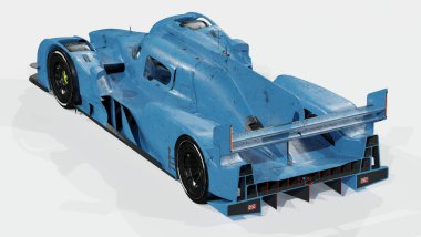 Markasız, jenerik bir yarış arabasının 3 boyutlu çizimi