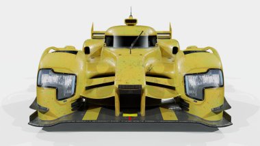 Markasız, jenerik bir yarış arabasının 3 boyutlu çizimi