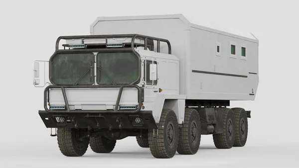 Rendering Concept Truck Generico Senza Marchio — Foto Stock