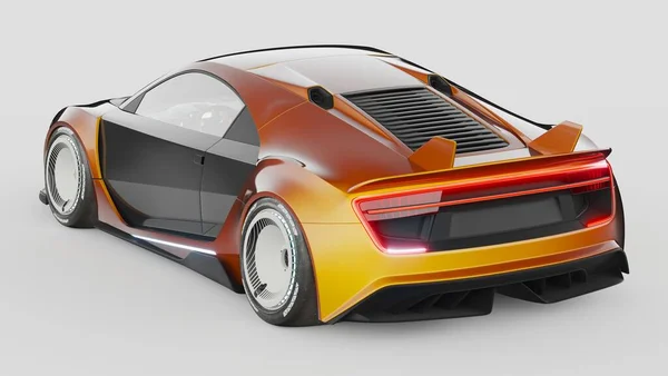 Rendu Concept Car Générique Sans Marque — Photo