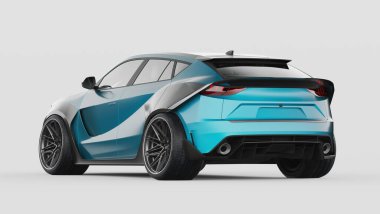 Markasız bir SUV 'un 3 boyutlu görüntülemesi