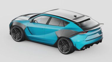 Markasız bir SUV 'un 3 boyutlu görüntülemesi