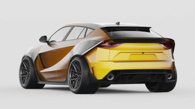 Markasız bir SUV 'un 3 boyutlu görüntülemesi