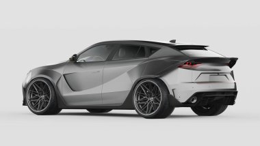 Markasız bir SUV 'un 3 boyutlu görüntülemesi