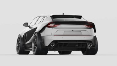 Markasız bir SUV 'un 3 boyutlu görüntülemesi