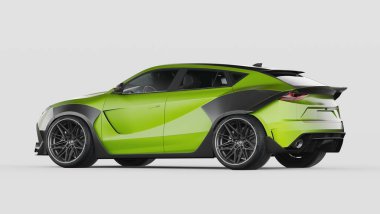 Markasız bir SUV 'un 3 boyutlu görüntülemesi