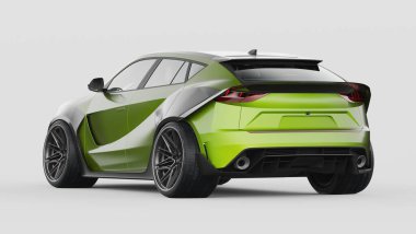 Markasız bir SUV 'un 3 boyutlu görüntülemesi