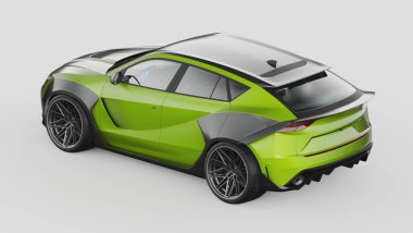 Markasız bir SUV 'un 3 boyutlu görüntülemesi