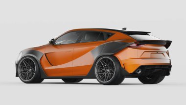 Markasız bir SUV 'un 3 boyutlu görüntülemesi