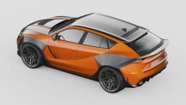 Markasız bir SUV 'un 3 boyutlu görüntülemesi