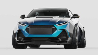 Markasız bir SUV 'un 3 boyutlu görüntülemesi