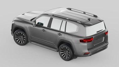 Markasız bir SUV 'un 3 boyutlu görüntülemesi