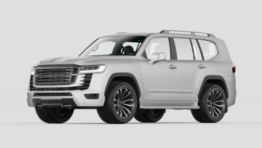 Markasız bir SUV 'un 3 boyutlu görüntülemesi