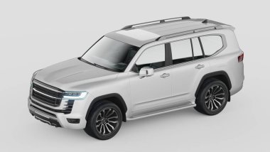 Markasız bir SUV 'un 3 boyutlu görüntülemesi