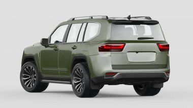 Markasız bir SUV 'un 3 boyutlu görüntülemesi