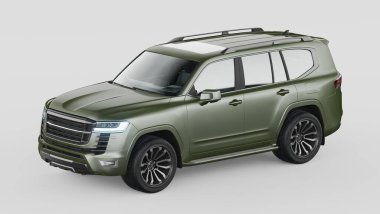 Markasız bir SUV 'un 3 boyutlu görüntülemesi