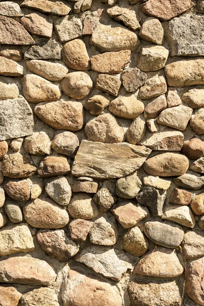 Wall of field stones. — Stock Photo, Image