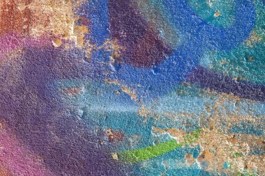 farklı boyama pastel renklerle boyalı duvar.