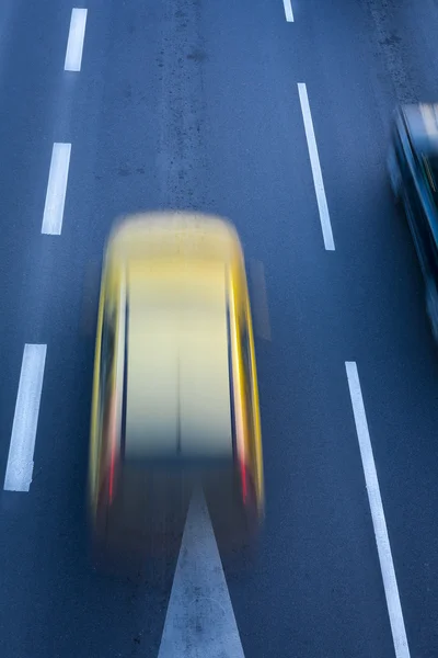 A blurred car. — Stock Photo, Image