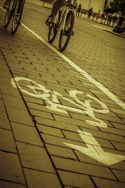 Cycling path. — Stock Photo, Image