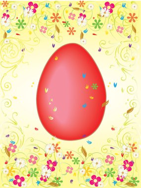Paskalya yumurtası kartı