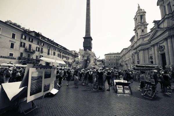 Piazza Navona in Rome — Stock Photo, Image