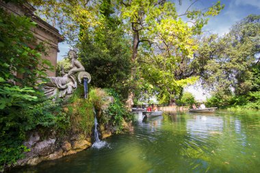 Villa borghese, Roma, göl
