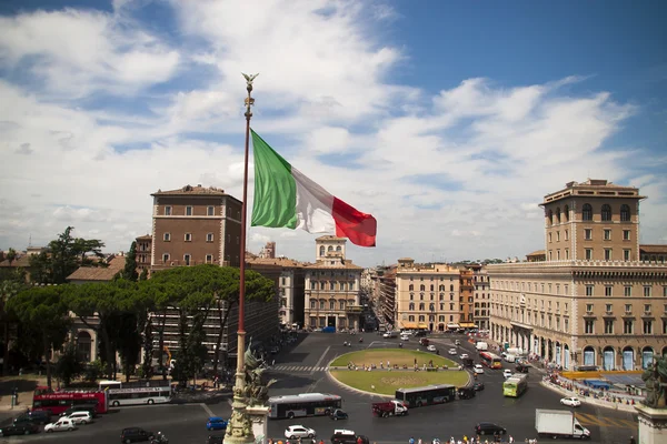 Roma'daki piazza venezia — Stok fotoğraf