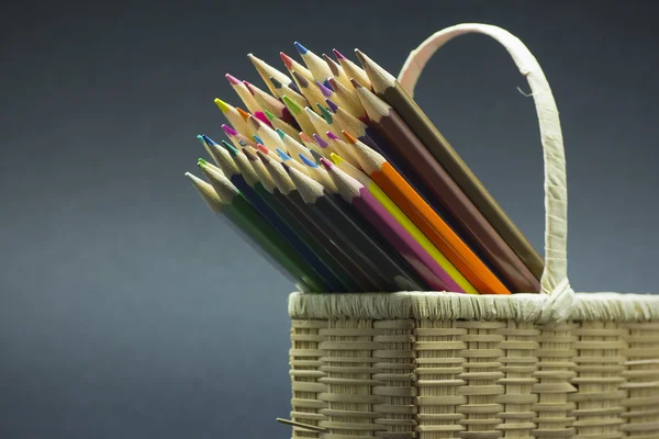 Composizione matite di colore — Foto Stock