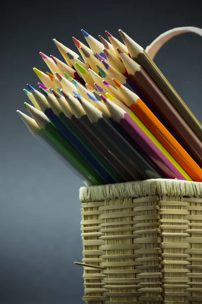 Composizione matite di colore — Foto Stock
