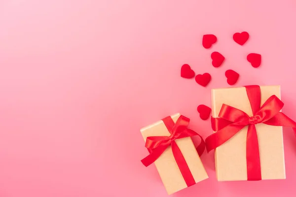 Heden Viering Concept Geven Valentijnsdag Verjaardag Moederdag Dag Verjaardag Verrassing — Stockfoto