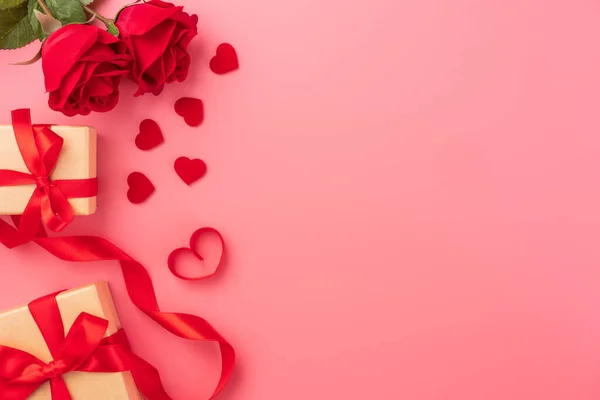 Heden Viering Concept Geven Valentijnsdag Verjaardag Moederdag Dag Verjaardag Verrassing — Stockfoto