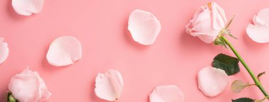 Anneler Günü tasarım arka planında pembe gül çiçekli arka plan