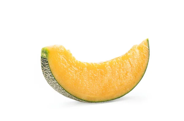 Close Clipping Path Cut Out Beautiful Tasty Rock Cantaloup Melon — Stock Photo, Image