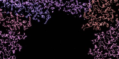 Siyah arkaplanda elektrik yıldırımı etkisi.