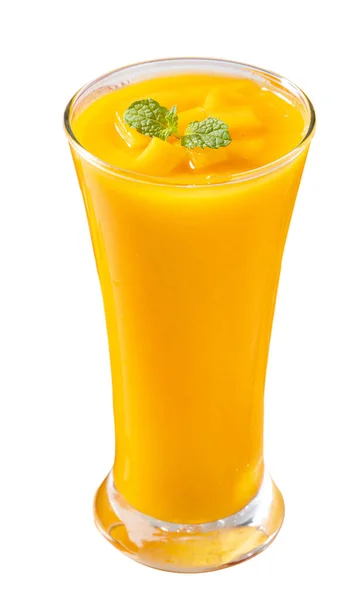 Fresh Beautiful Delicious Mango Juice Close Design Concept Smoothie Cold — ストック写真