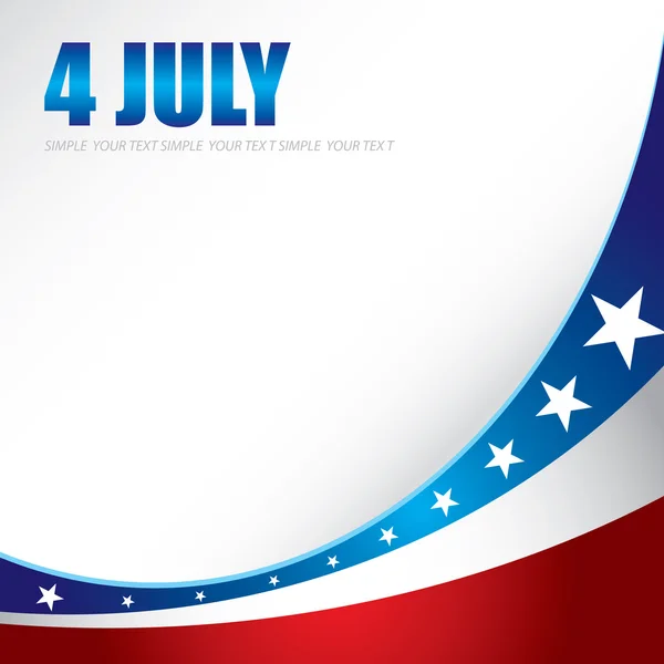 4th of july — Stock Vector